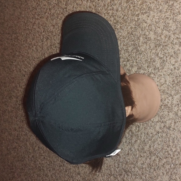 Nike Featherlight Dri-Fit Under Running Company Adjustable Black-White Hat OS - Picture 7 of 11
